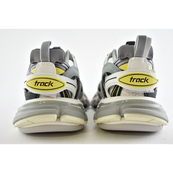 Balenciaga Track Sneaker Womens Black Grey White Yellow Platform Flat Trainer 36 - Picture 11 of 11
